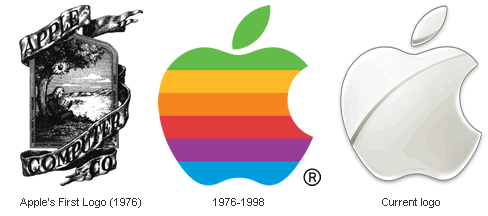 Apple's early evolution of logos