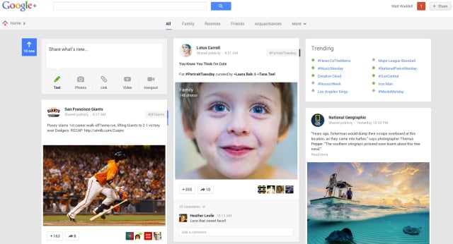 Google Launches Dramatic Redesign of Google+, Emphasizing Context and Content Discovery