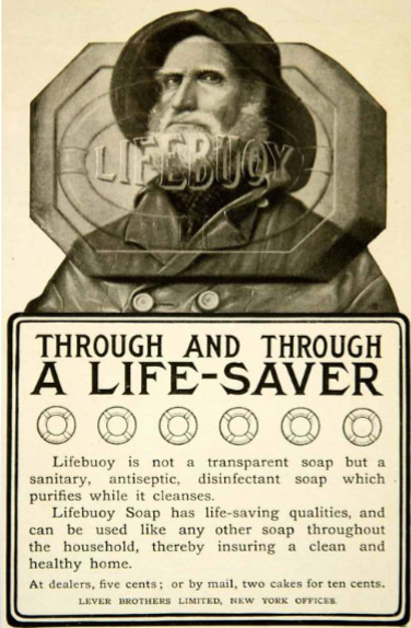 广告历史联合国救生员肥皂