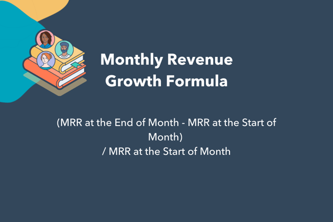 客户保留指标：每月收入增长