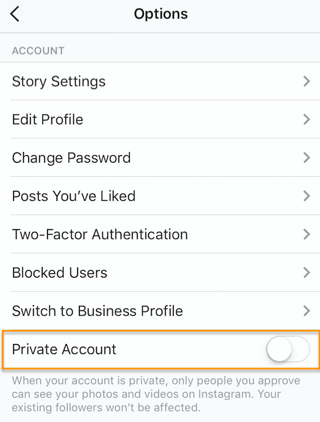 如何使用Instagram选项o使您的私人帐户公开
