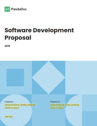 software development proposal template from pandadoc