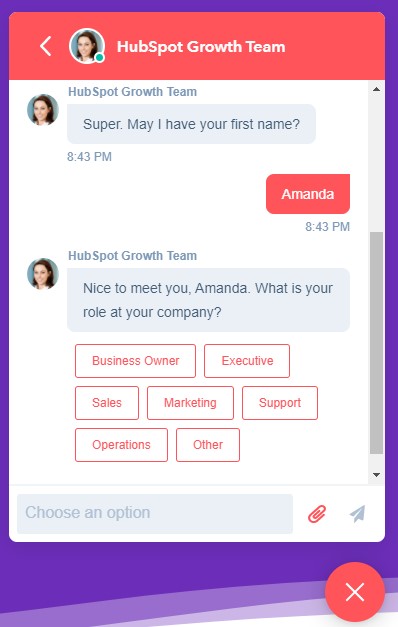 管道操作聊天机器人示例在对话开始时询问名字和公司角色bob全站app
