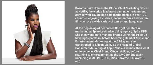 Bozoma Saint John的专业背景示例