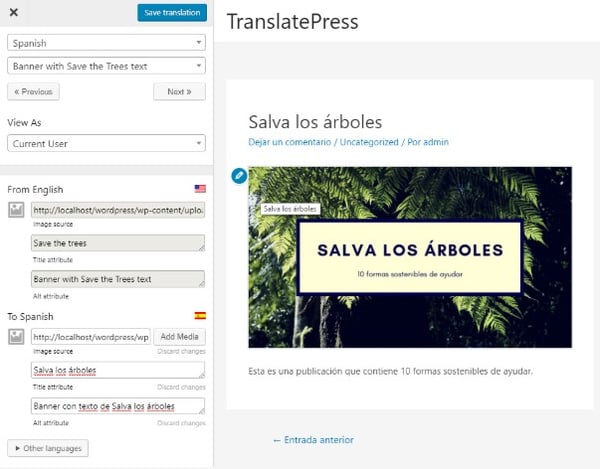 翻译插件WordPress多语言站点的翻译插件