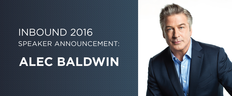 演员，生产者和播客主机Alec Baldwin加入#inBound16的主题演讲阵容
